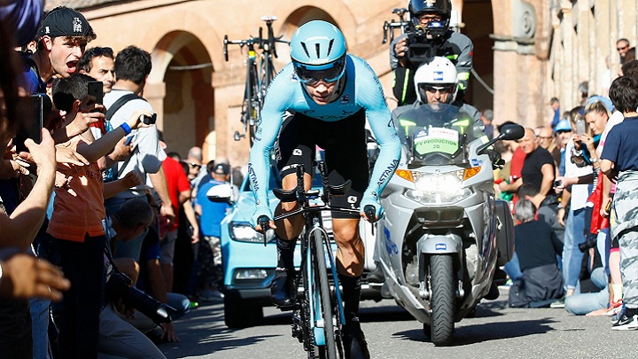 Miguel Ángel López ciclista boyacense a la espera de una nueva oportunidad.
