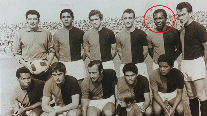 En esta foto de 1971 del Cúcuta Deportivo, segundo de derecha (de pie) está Wilson Barona, destacado futbolista que terminó quedándose en la ‘Perla del Norte’.