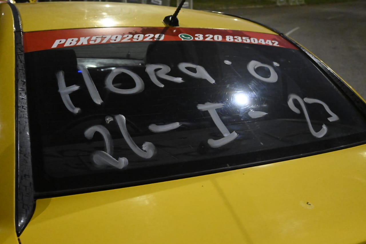 Los taxistas marcaron la fecha de la Hora Cero en Cúcuta.