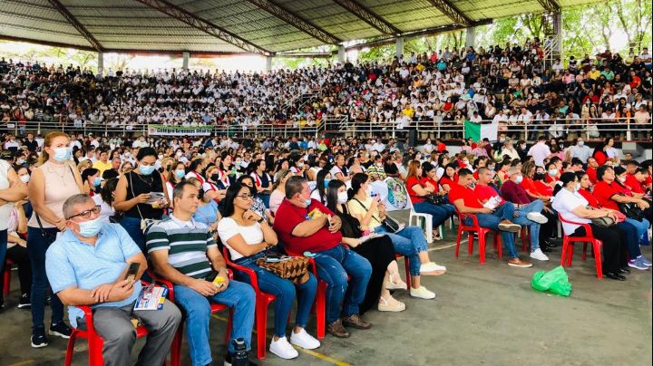 Encuentro de docentes, directivos docentes y personal administrativo en Cúcuta. / Foto: Cortesía / La Opinión 