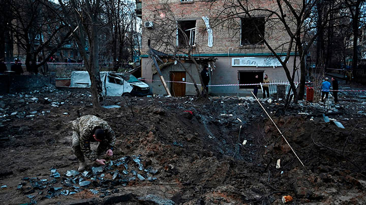 Rusia bombardea Ucrania en Nochevieja y Año Nuevo