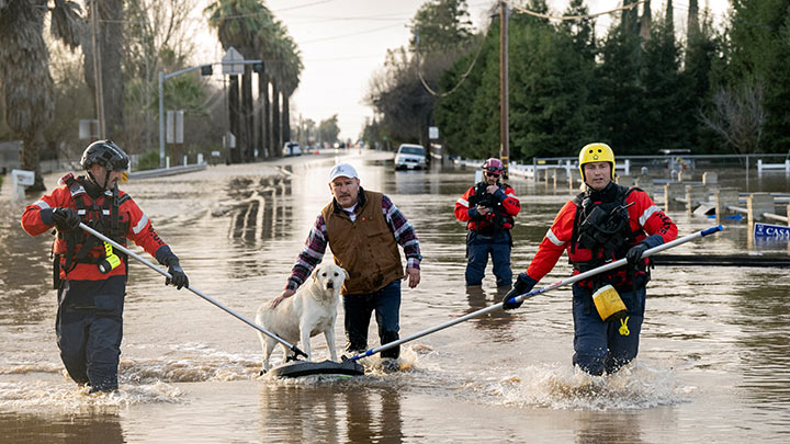 California sufre un "incesante desfile de ciclones"./Foto: AFP