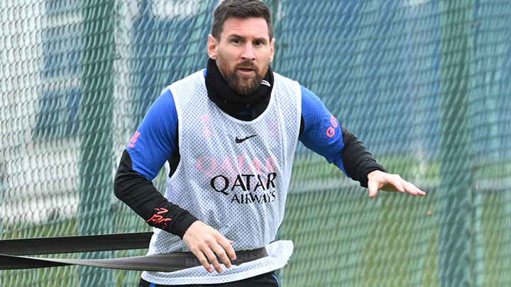 Messi se prepara para reaparecer con el PSG tras su título mundial./Foto: AFP