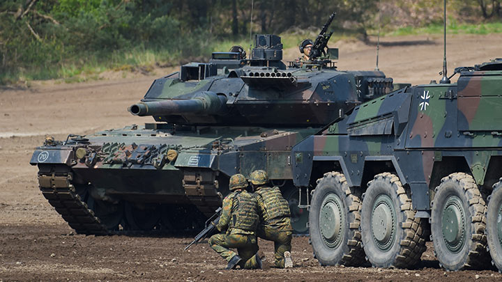 Alemania autoriza el envío de tanques Leopard a Ucrania./Foto: AFP