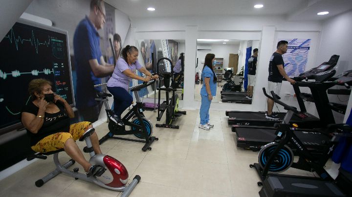 Área de rehabilitación física y cardíaca. / Foto: Juan Pablo Cohen / La Opinión 