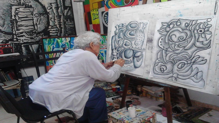 vida y obra del pintor Ulacio Sandoval