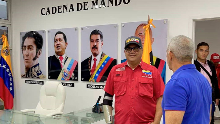 José David Cabello estuvo acompañado del gobernador Freddy Bernal. /Foto: Cortesía