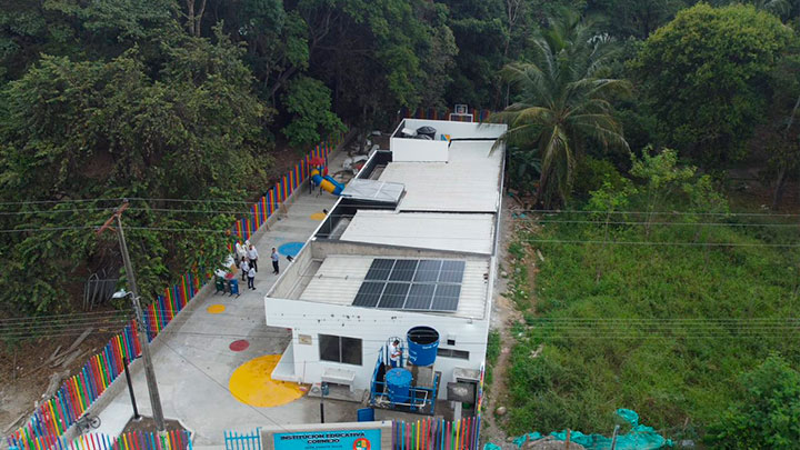Con una inversión de 1.130 millones de pesos, remodelaron totalmente las dos aulas. / Foto: Cortesía
