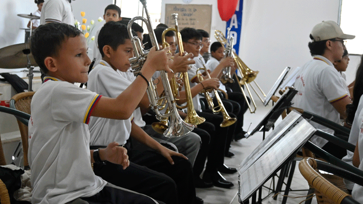 La orquesta es un proceso cultural que es un ejemplo para toda la región fronteriza. (Foto: Jorge Gutiérrez /La Opinión)
