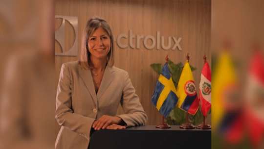 Ana Vernaza, gerente general para la Región de Andinos de Electrolux.