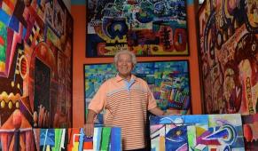 El pintor Ulacio Sandoval, toda una vida entre signos y colores 