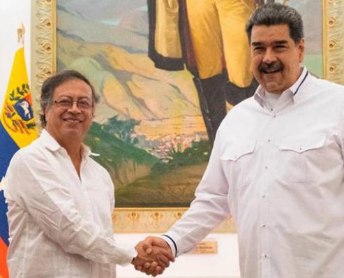 Maduro y Petro 