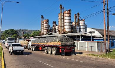 Conductores de carga de alimentos Clap del Táchira exigen el pago de su trabajo. Foto Anggy Polanco/ La Opinión 