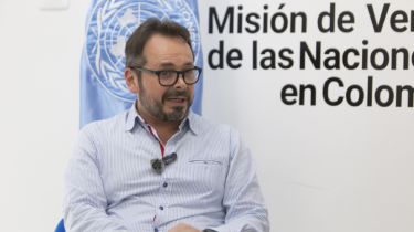 Carlos Ruiz Massieu, representante especial del secretario General de las Naciones Unidas y jefe de la Misión de Verificación de la ONU en Colombia./Foto Juan Pablo Cohen-La Opinión