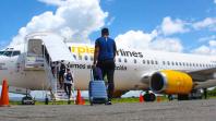 La aerolínea venezolana Turpial opera las rutas Bogotá-Caracas y Bogotá-Valencia. Foto Cortesía