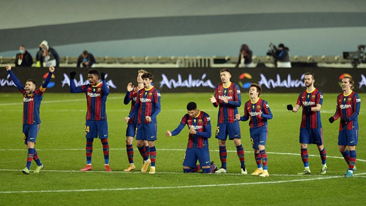 Ter Stegen impulsa al Barcelona a la final de la Supercopa  Foto: AFP