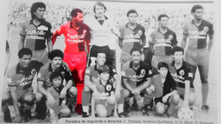 Wilson Quiñones en el Cúcuta Deportivo 1987. Foto: Archivo/La Opinión 