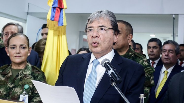 Carlos Holmes Trujillo era el ministro de Defensa. /Foto>: Colprensa