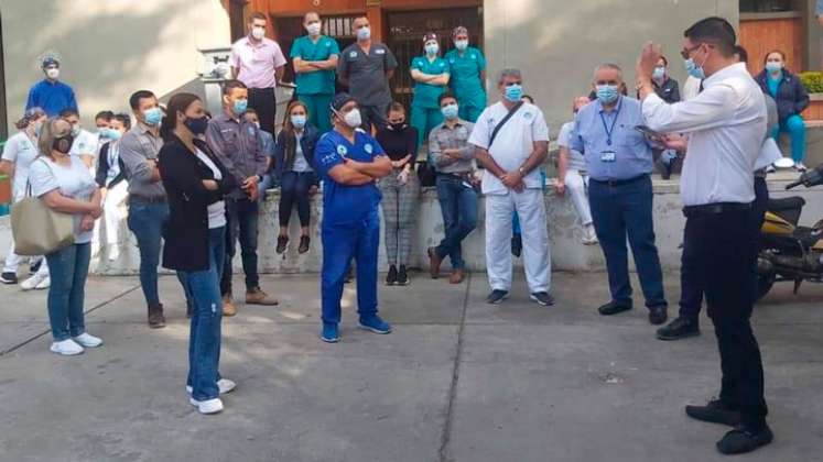 Vuelve a la gerencia del hospital regional Emiro Quintero Cañizares de Ocaña luego de suspenderse la intervención de la Superintendencia Nacional de Salud. / Foto: Cortesía