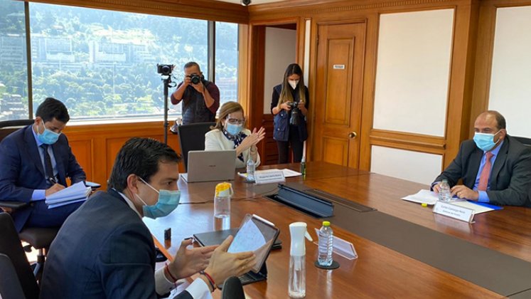 Primera reunión de la nueva Procuradora Margarita Cabello con el ministro de Salud Fernando Ruiz / Foto: Procuraduría General