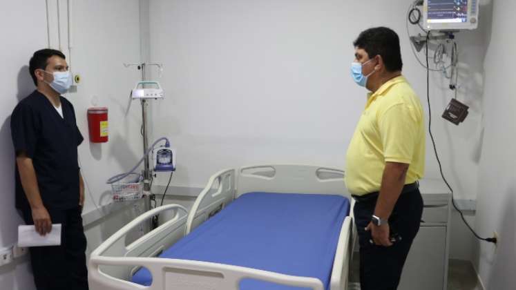 Las cifras de ocupación de las camas UCI alcanza el 70 por ciento en el hospital regional Emiro Quintero Cañizares de Ocaña.