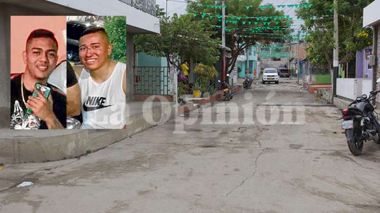 En este punto del barrio Villa Nueva de Cúcuta cayó uno de los primos que terminó sin vida.