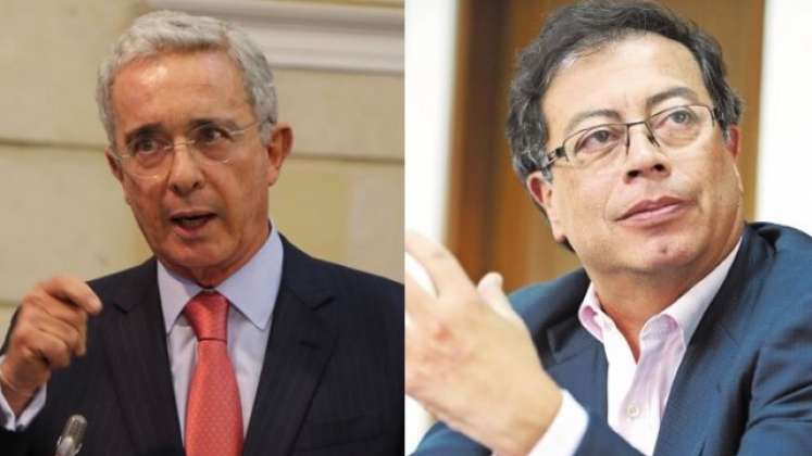 Los líderes de derecha (Álvaro Uribe Vélez) y de izquierda (Gustavo Petro) revelaron sus posiciones a través de las redes sociales. (Foto: Archivo)