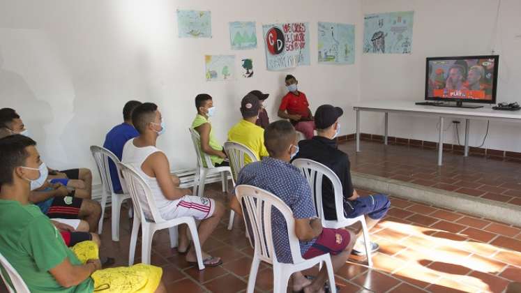 En el Centro de Atención Integral para Habitantes de Calle en Cúcuta reciben ayuda psicosocial y otros beneficios. 
