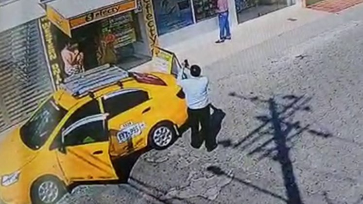 La Sijín habló con el conductor del taxi que aparecía en el video de los hechos.
