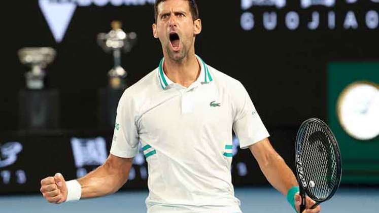El serbio Novak Djokovic jugará su novena final de Abierto de Australia. 