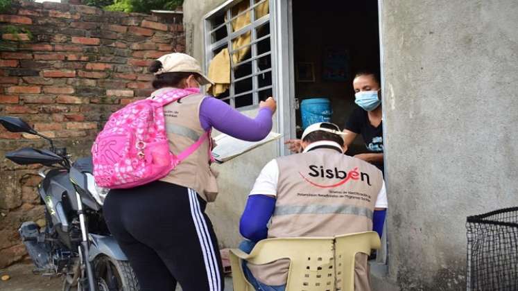 En Cúcuta ya hay 164.489 hogares que hacen parte de la base de datos del Sisbén IV.Foto:Cortesía