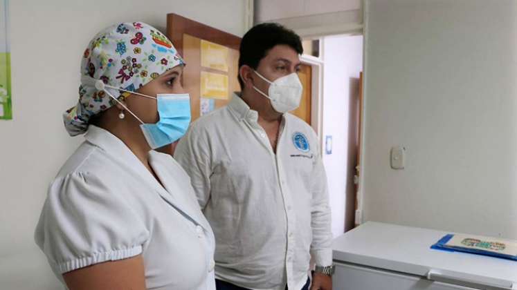 El hospital regional Emiro Quintero Cañizares tiene listo el cuarto frío para recibir las vacunas. / Foto: Cortesía