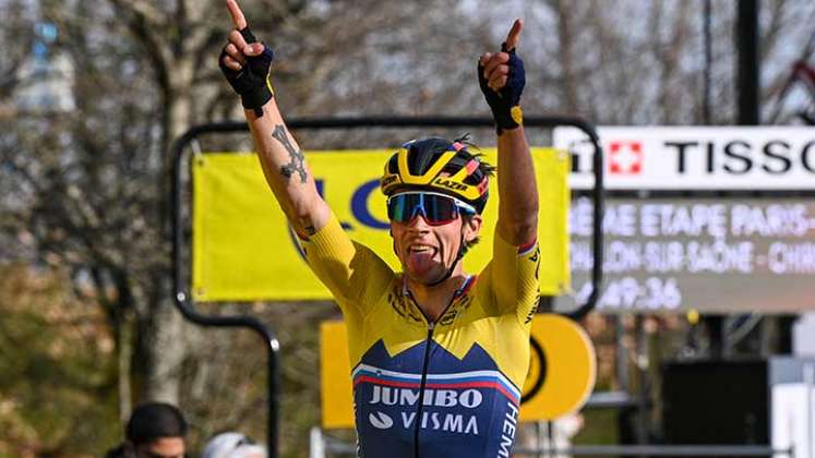 Priomoz Roglic una de las grandes estrellas del ciclismo mundial del momento.