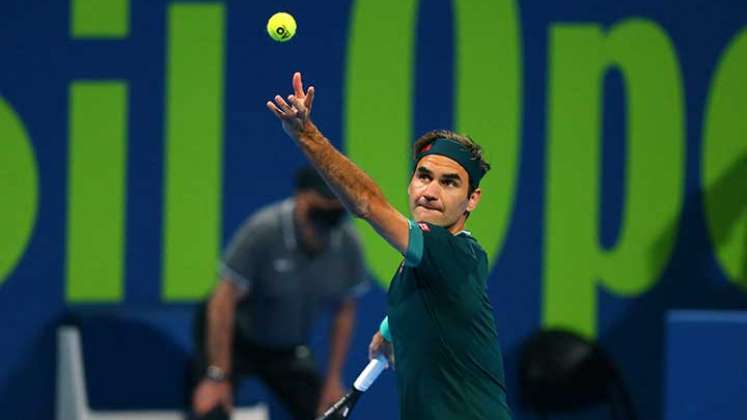 Roger Federer se mostró bien en el arranque del Torneo de Catar.