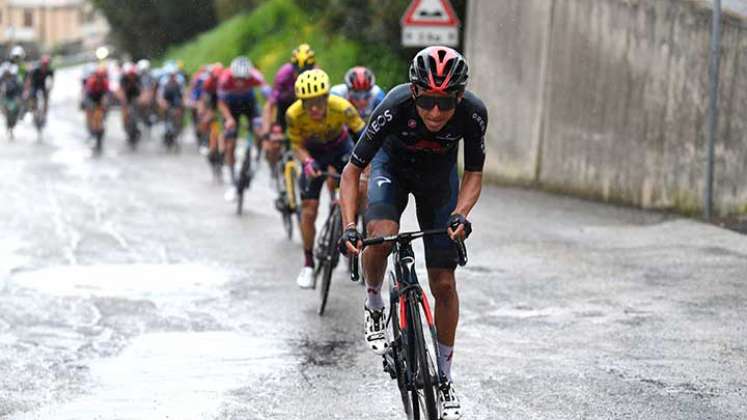 Egan Bernal continúa buscando su forma para el Giro de Italia.