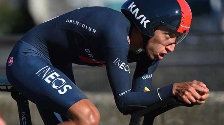Egan Bernal continúa su preparación para el Giro de Italia.