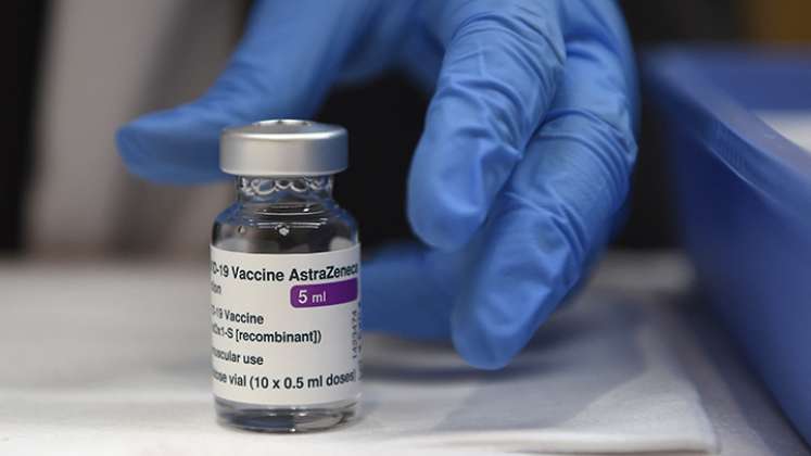 Vacuna AstraZeneca. Foto: AFP
