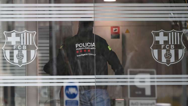 Oficinas del FC Barcelona son investigadas por autoridades catalanes. Foto: AFP 