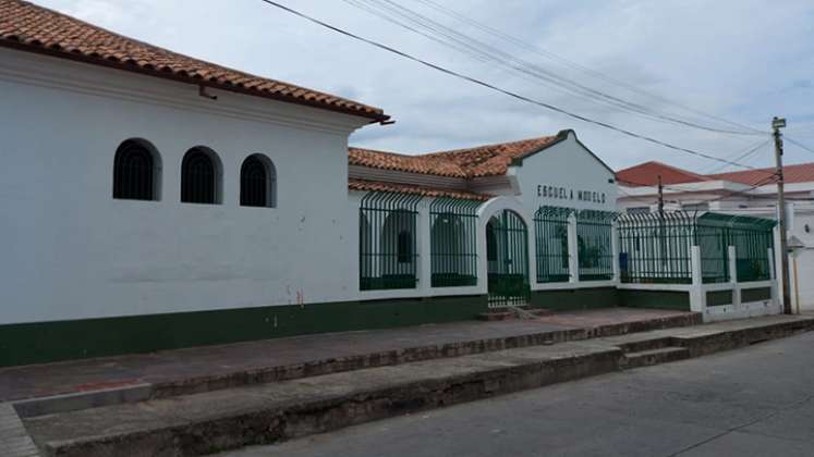 La escuela se convertirá en la Casa de la Cultura de Ocaña. Foto:  / Javier Sarabia / La Opinión 