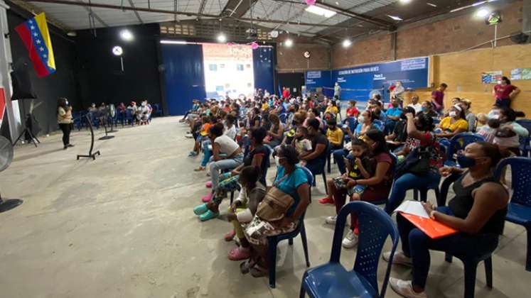 El encuentro informativo será replicado en otros barrios de Cúcuta, Los Patios y Villa del Rosario. / Foto Marina Ramírez