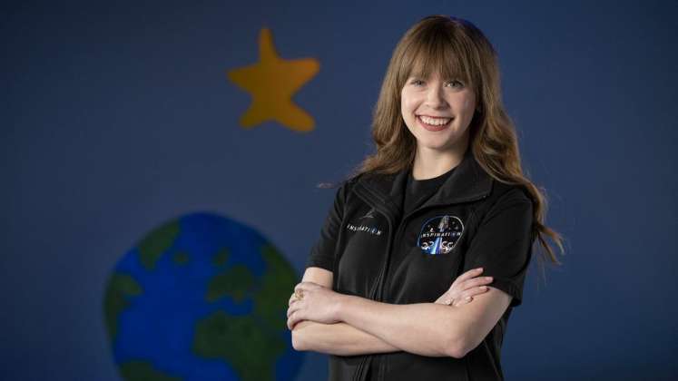 Hayley Arceneaux cumplirá su sueño y viajará al espacio. / Foto: AFP