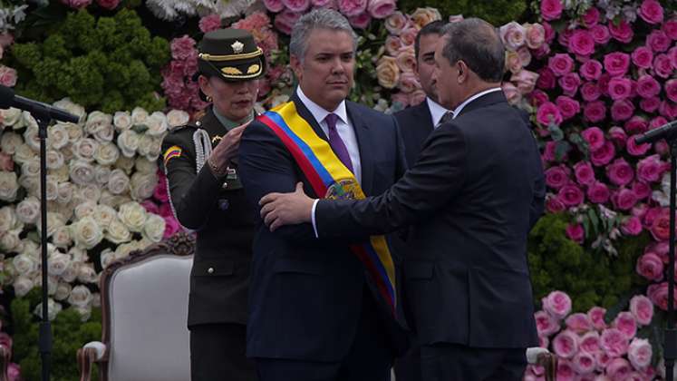 Posesión del presidente Iván Duque. Foto :Colprensa