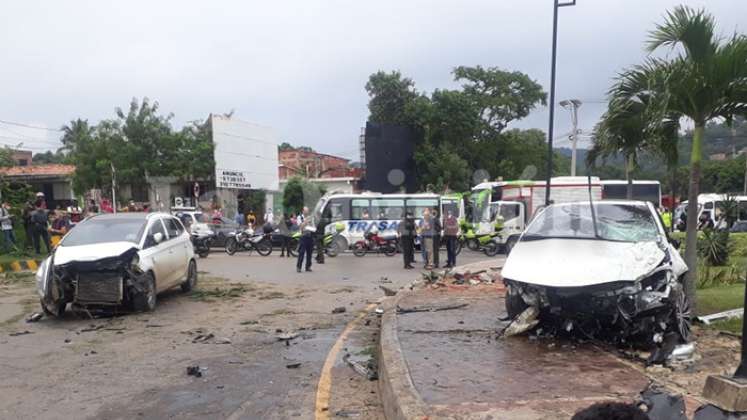 Accidente en el kilometro 8 en el municipio de Los Patios.