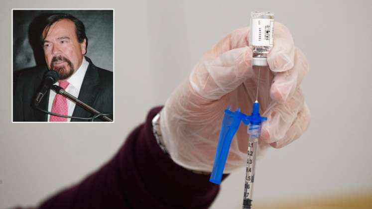 Libardo Mojica confía en que la vacuna se produzca en el país. / Foto: AFP