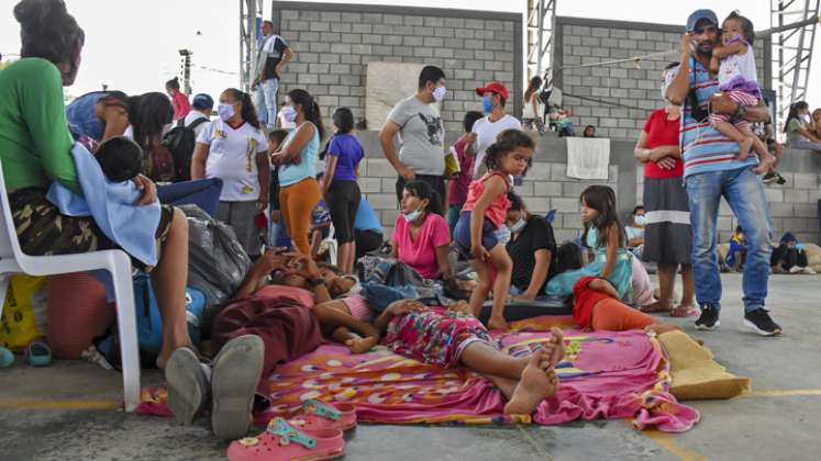 Se agudizan las tensiones en la frontera debido a los desplazamientos forzados de venezolanos./FOTO: AFP