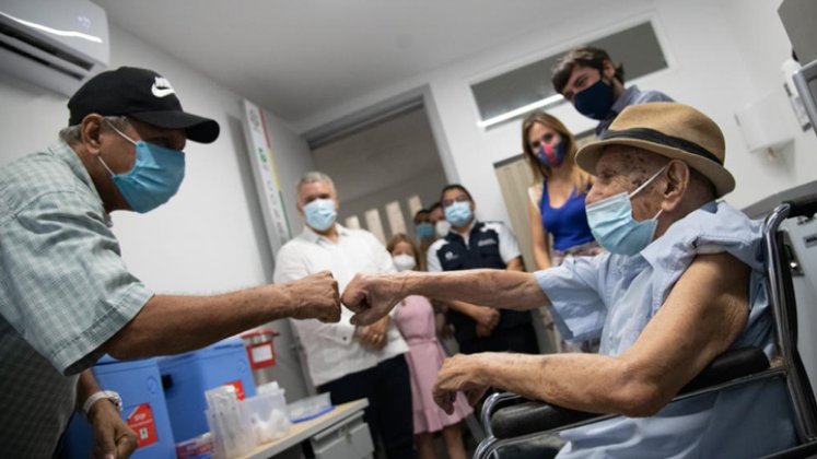 Colombia llega al millón de vacunas 