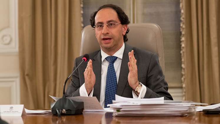 Ministro de Comercio, José Manuel Restrepo