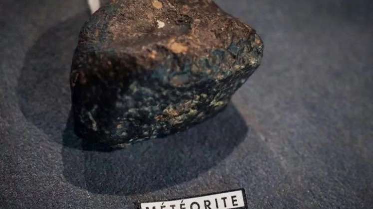 El meteorito fue hallado en Sahara. / Foto: AFP