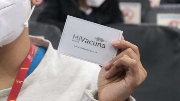La meta del Gobierno es alcanzar la inmunidad de rebaño al vacunar a 70% de la población colombiana. / Foto: Colprensa