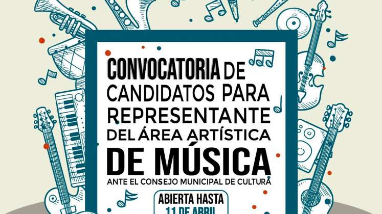 Convocatoria de candidatos para representante del área artísitca de música.